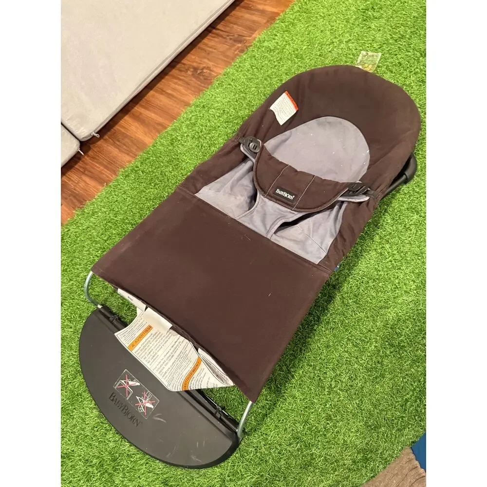 BabyBjörn Brown Infant Bouncer - Cozy Baby Seat